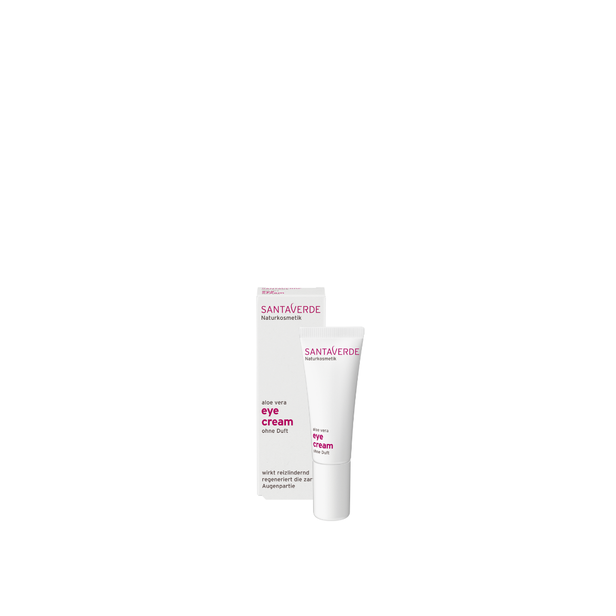 Santaverde Aloe vera eye cream parfumvrij 10.00 Milliliter