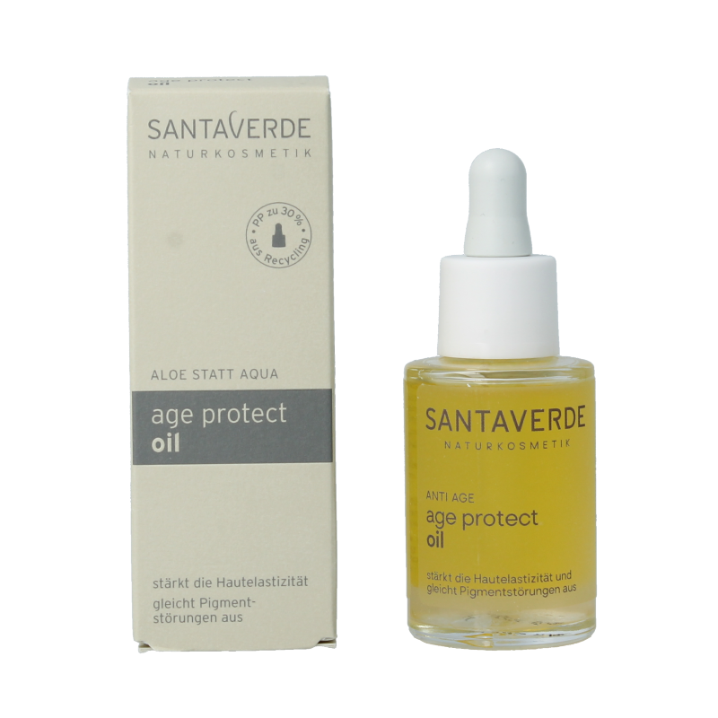 Santaverde Aloe vera age protect gezichtsolie 30 Milliliter