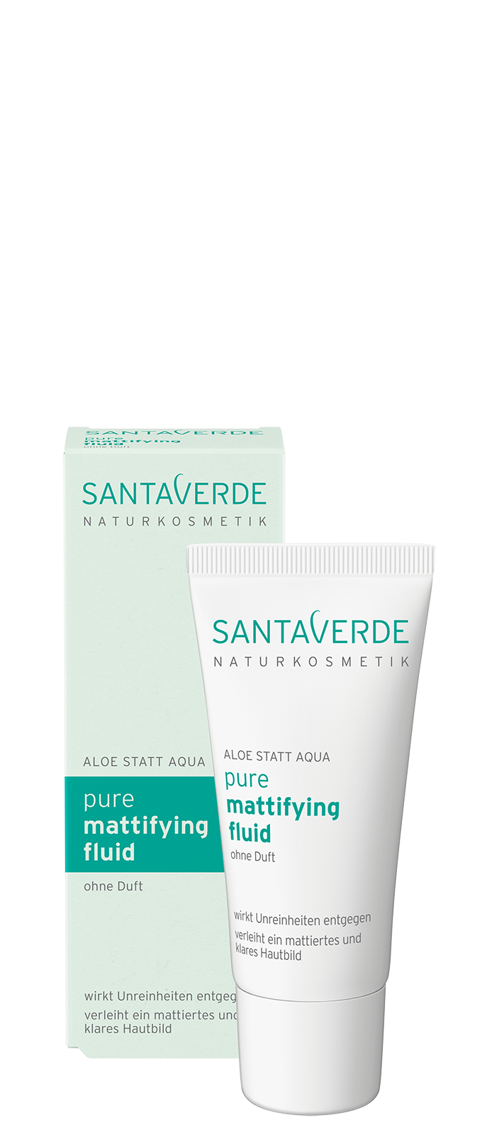 Santaverde Pure matterende creme zonder parfum 30.00 Milliliter