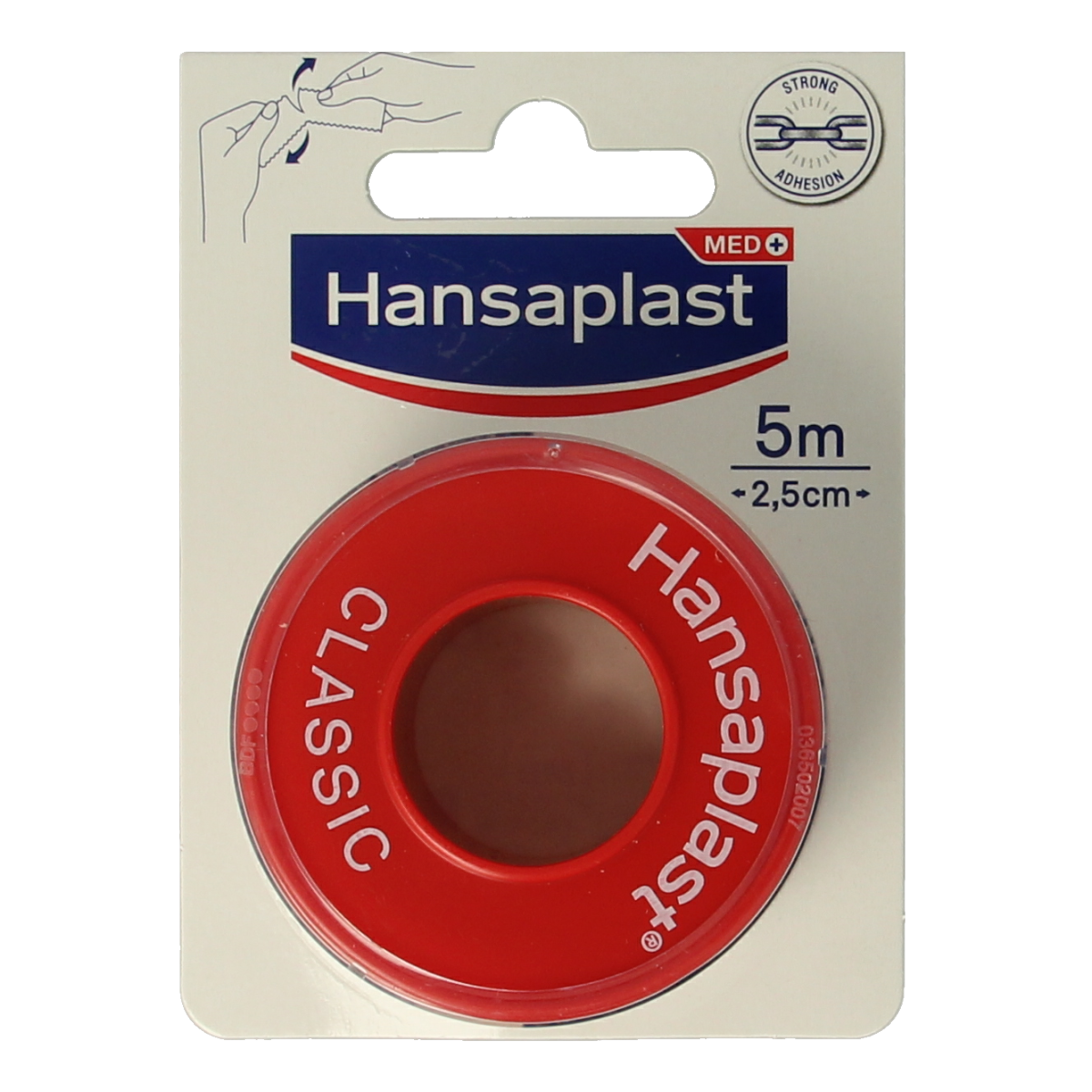 Hansaplast Hechtpleister classic 5m x 2.5cm 1.00 Stuks