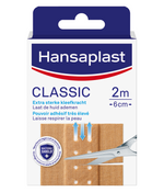 Hansaplast Classic 2m x 6cm 1.00 Stuks