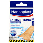 Hansaplast Extra strong waterproof 16.00 Stuks