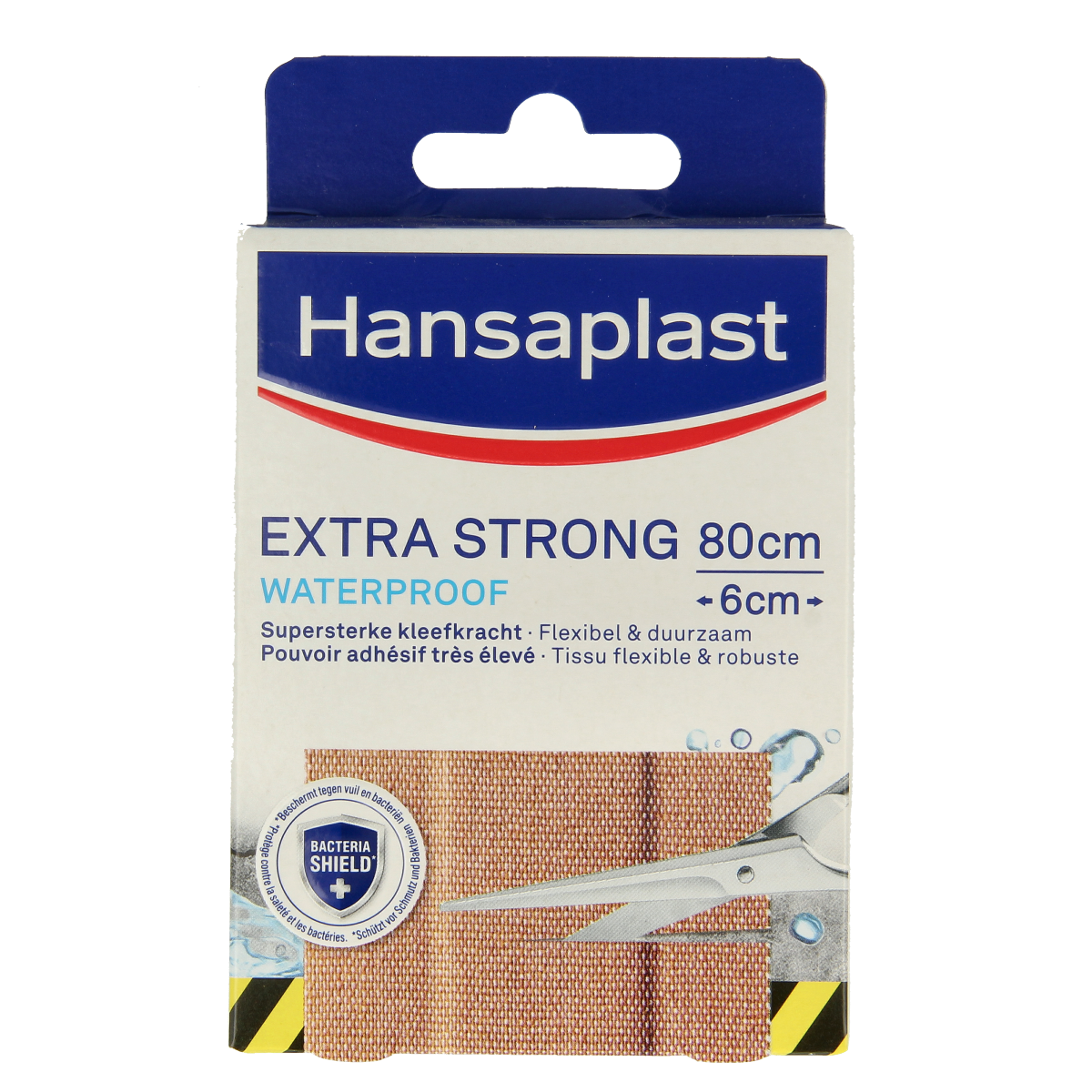 Hansaplast Extra strong waterproof pleisters 8.00 Stuks