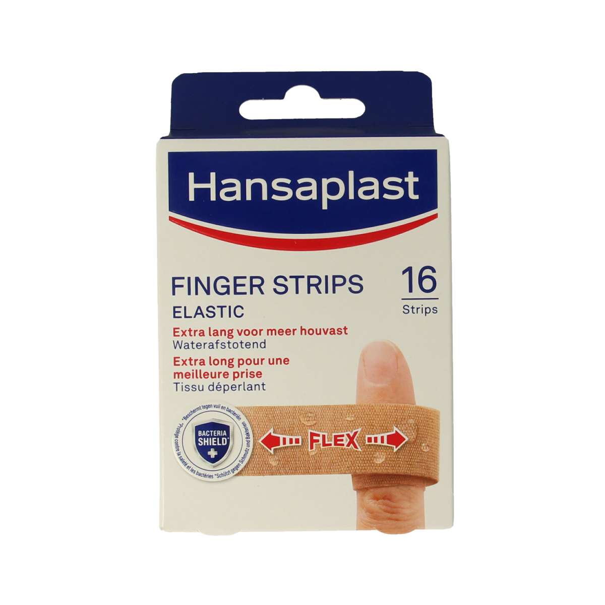 Hansaplast Vingerpleister elastisch strips 16.00 Stuks