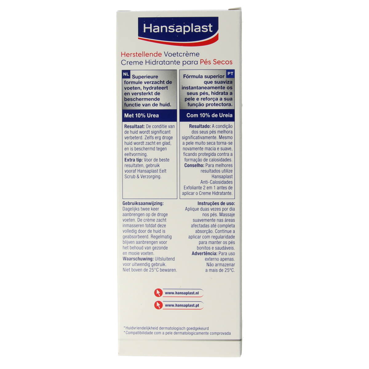 Hansaplast Voetcreme herstellend 100.00 Milliliter