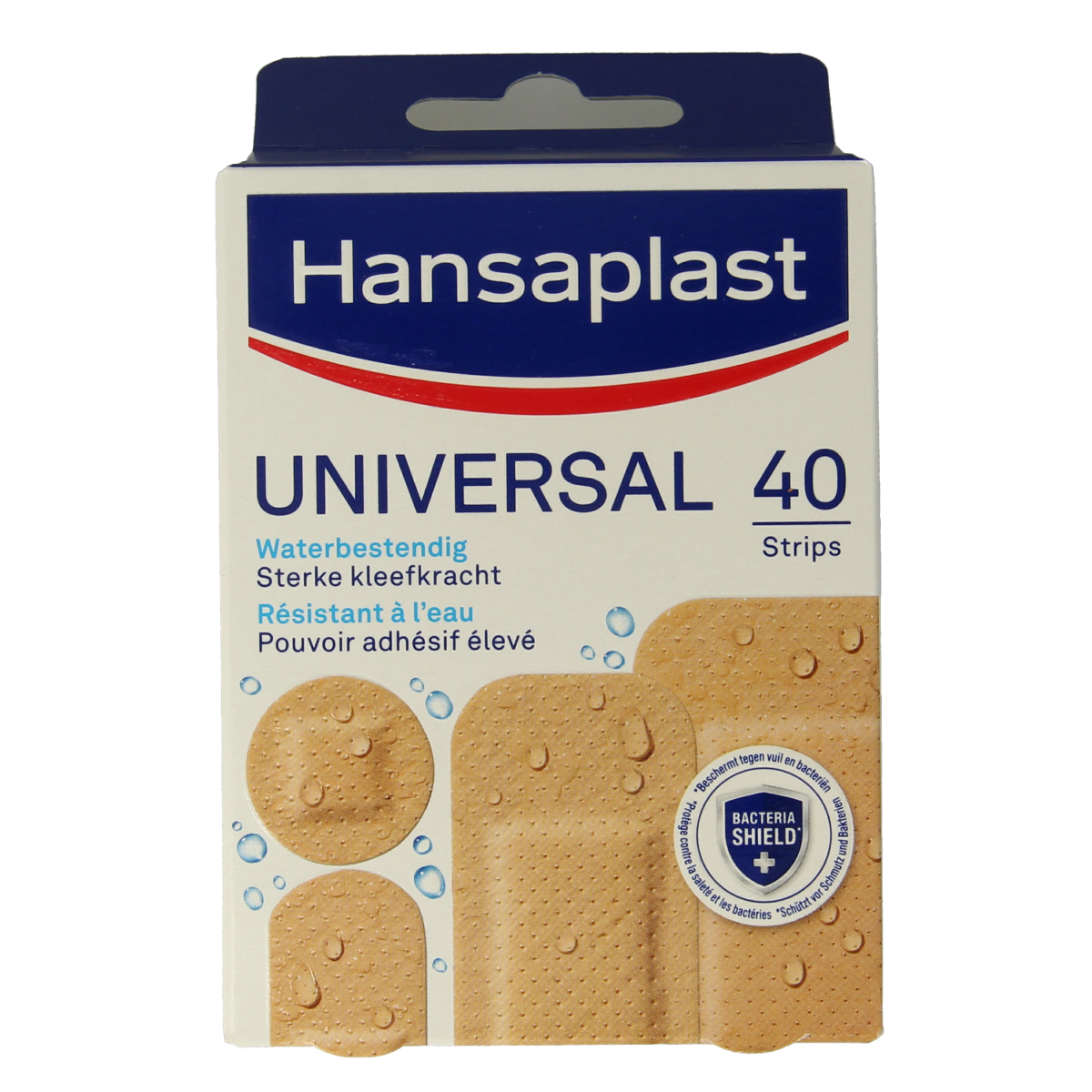 Hansaplast Water resistant universal strips 40.00 Stuks
