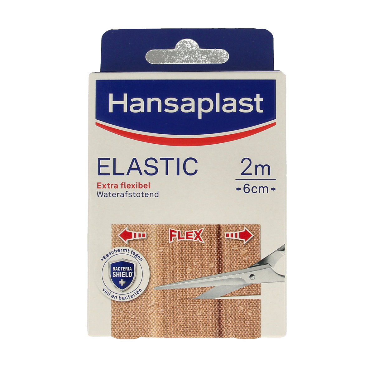 Hansaplast Elastic 2m x 6cm waterafstotend 1.00 Stuks