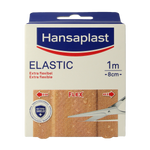 Hansaplast Elastic 1m x 8cm 1.00 Stuks
