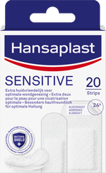 Hansaplast Sensitive strips 20.00 Stuks