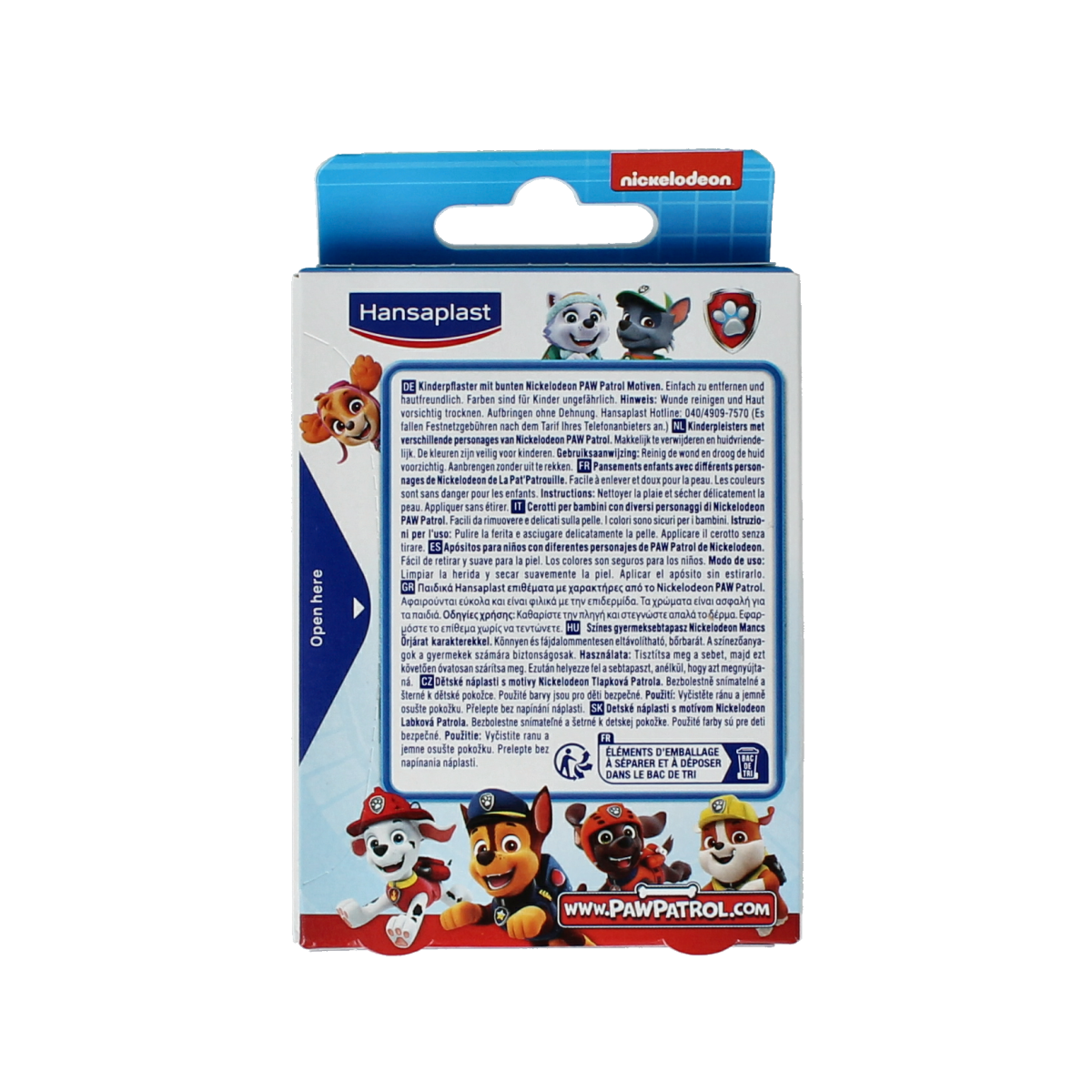 Hansaplast Kids paw patrol 20.00 Stuks