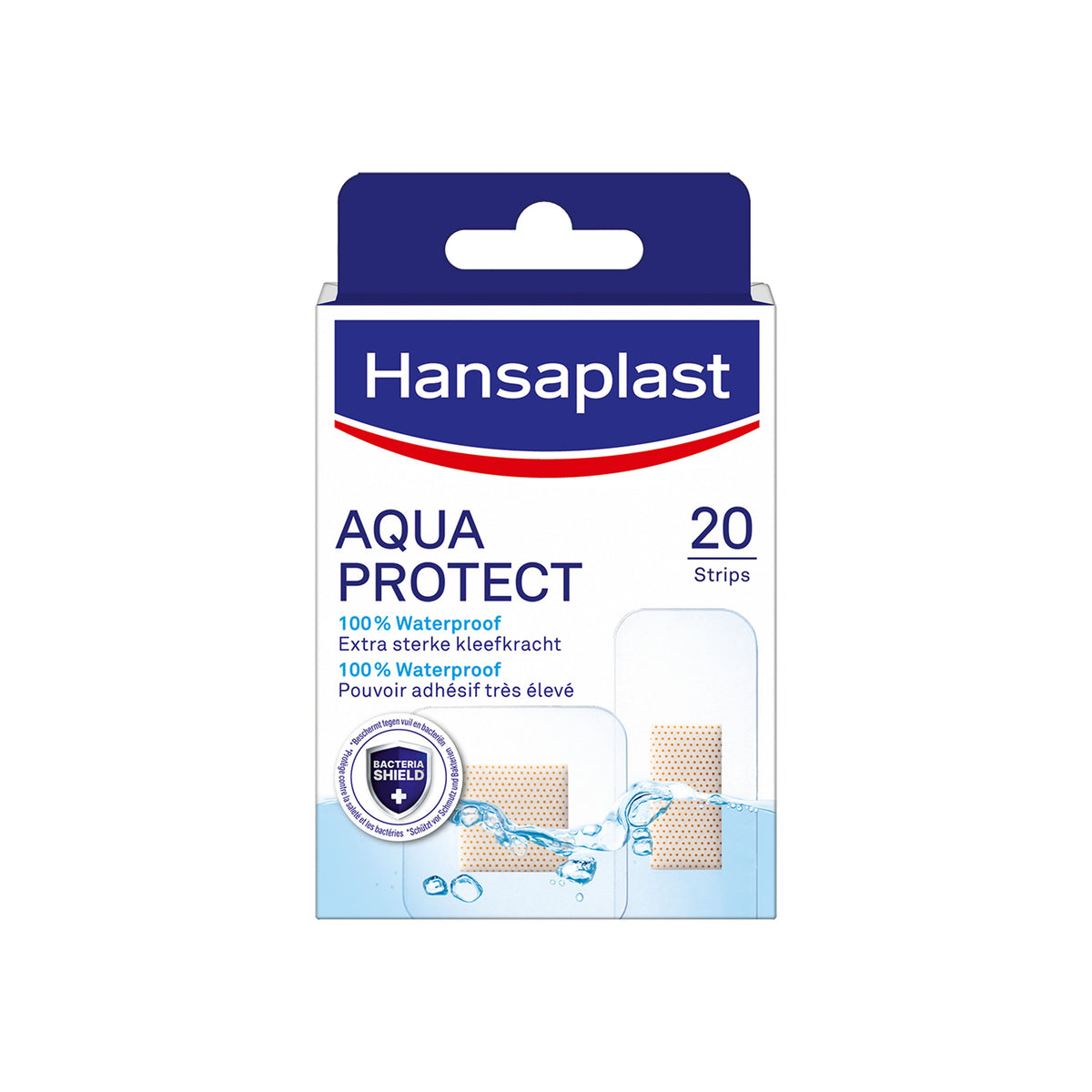 Hansaplast Aqua protect strips 20.00 Stuks
