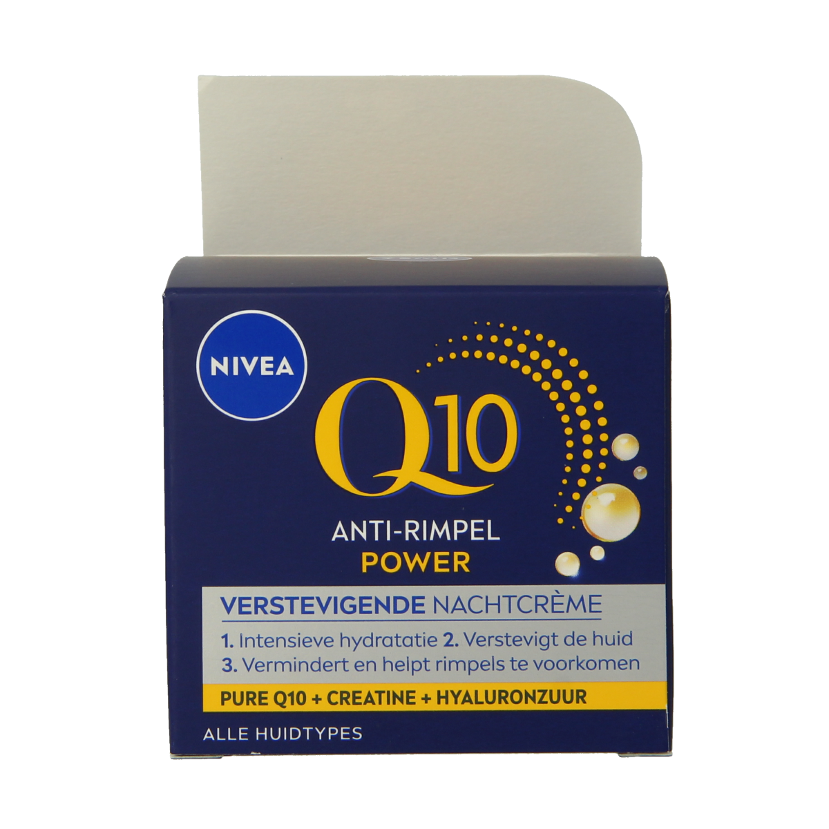 Nivea Visage anti-rimpel nachtcreme Q10+ 50.00 Milliliter