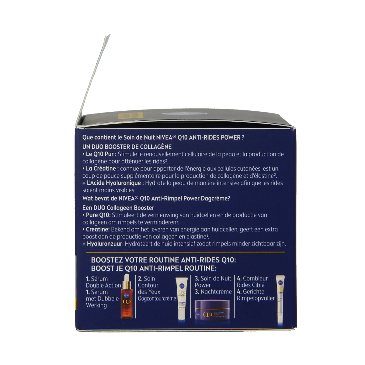 Nivea Visage anti-rimpel nachtcreme Q10+ 50.00 Milliliter