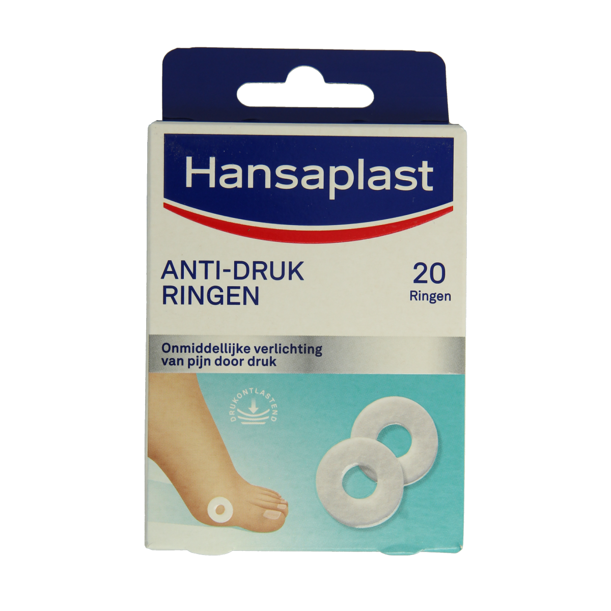 Hansaplast Voet anti-drukring likdoorn en eelt pleister 20.00 Stuks