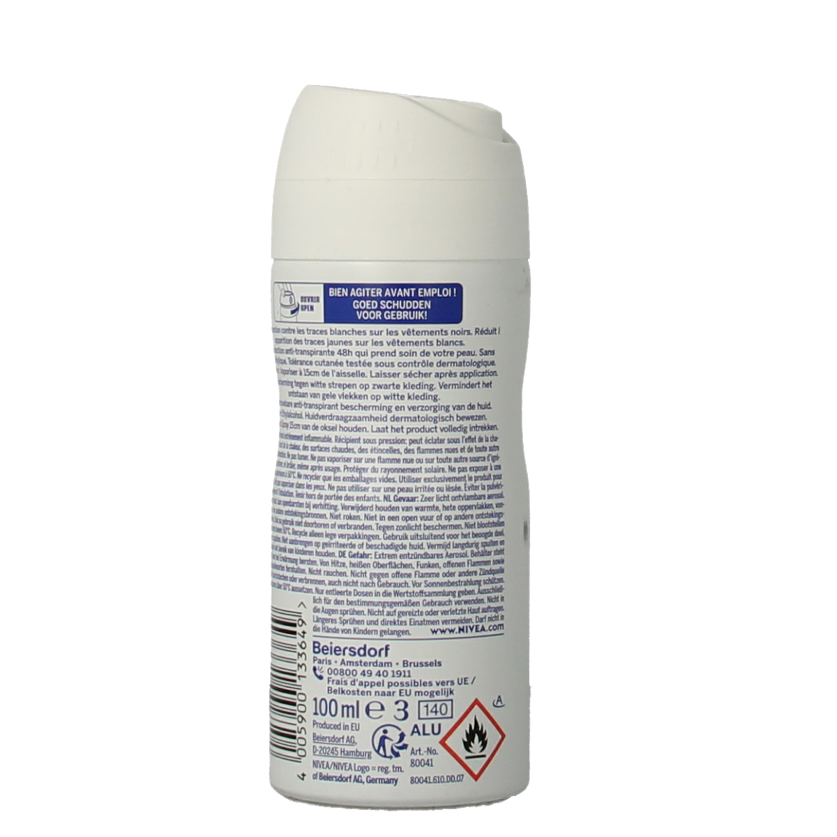 Nivea Deodorant black & white clear spray  100.00 Milliliter