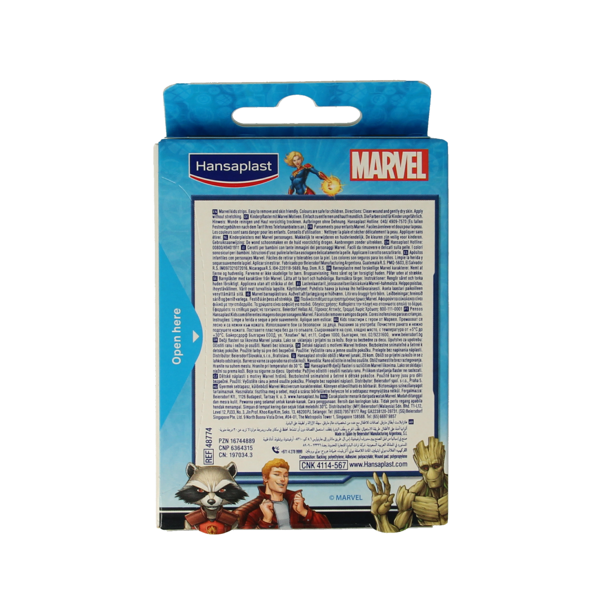 Hansaplast Pleister strip Marvel 20.00 Stuks