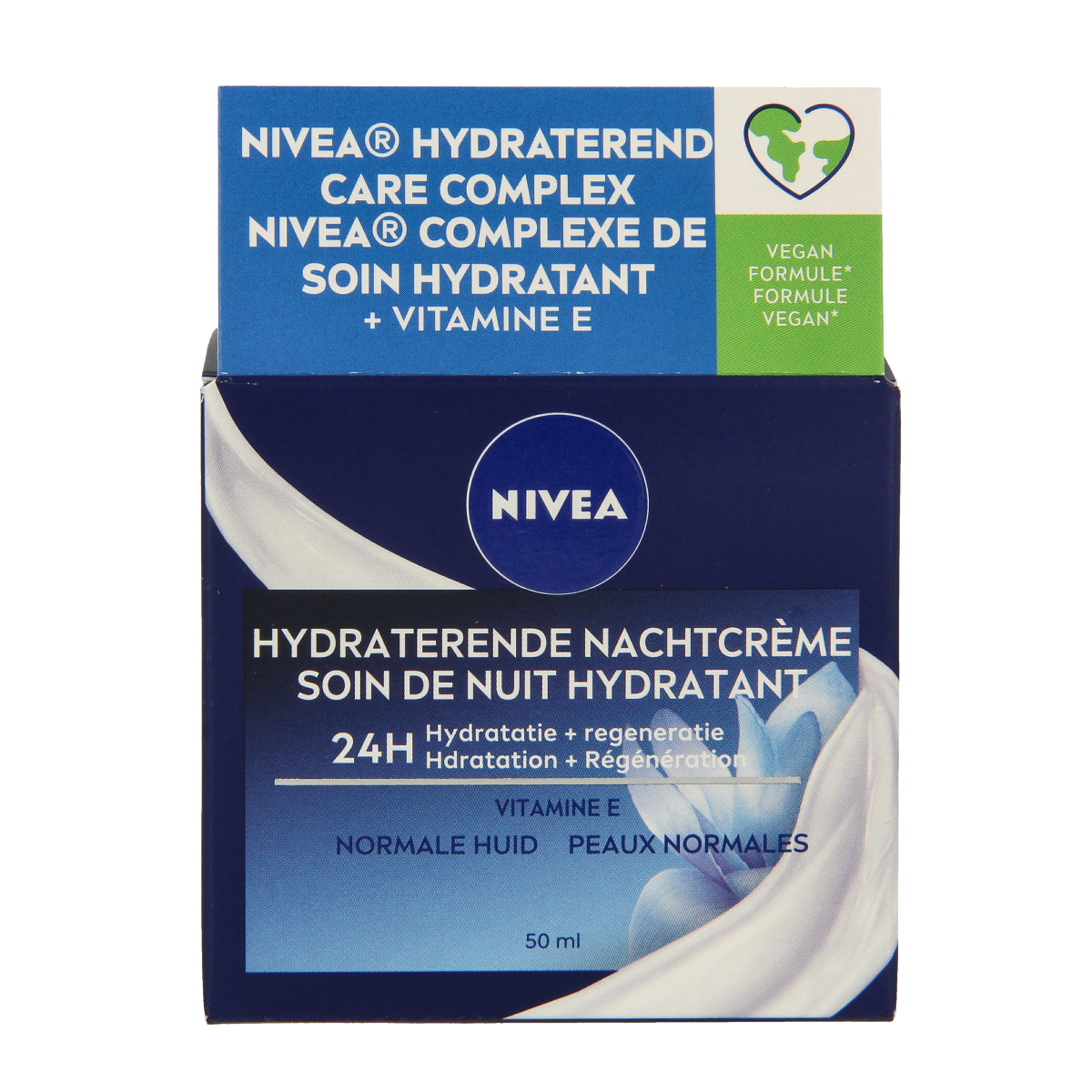 Nivea Essentials nachtcreme normale/gemengde huid 50.00 Milliliter