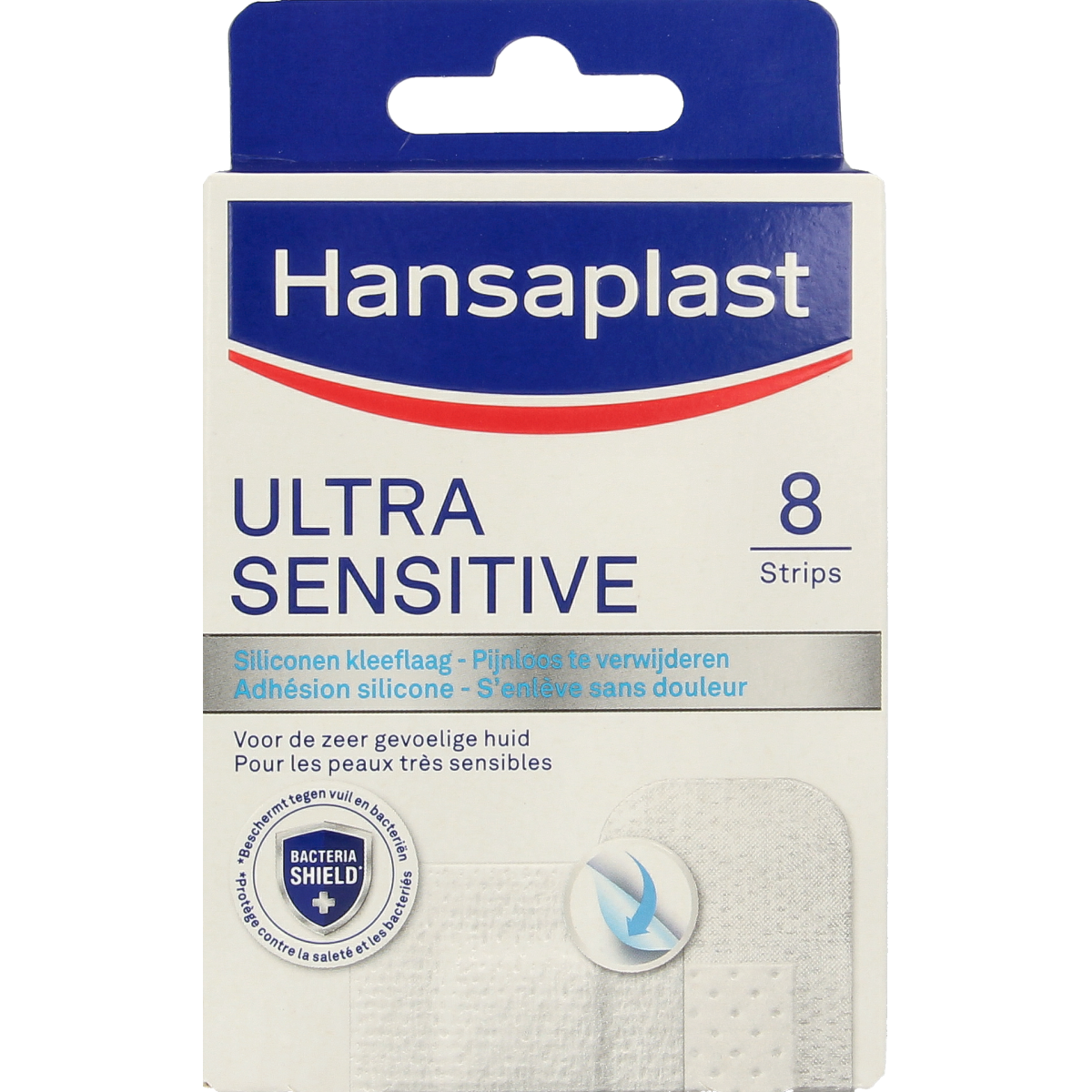 Hansaplast Pleisters ultra sensitive 8.00 Stuks