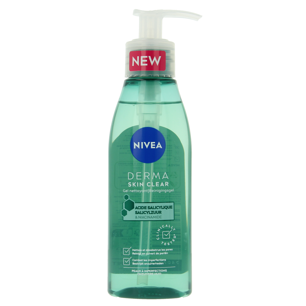 Nivea Derma skin clear wash gel 150.00 Milliliter