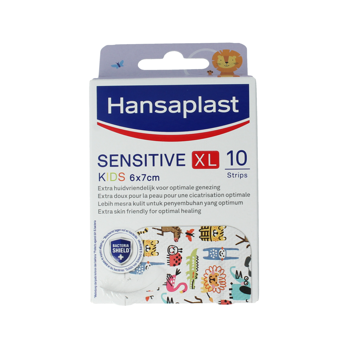 Hansaplast Sensitive kids XL 10.00 Stuks