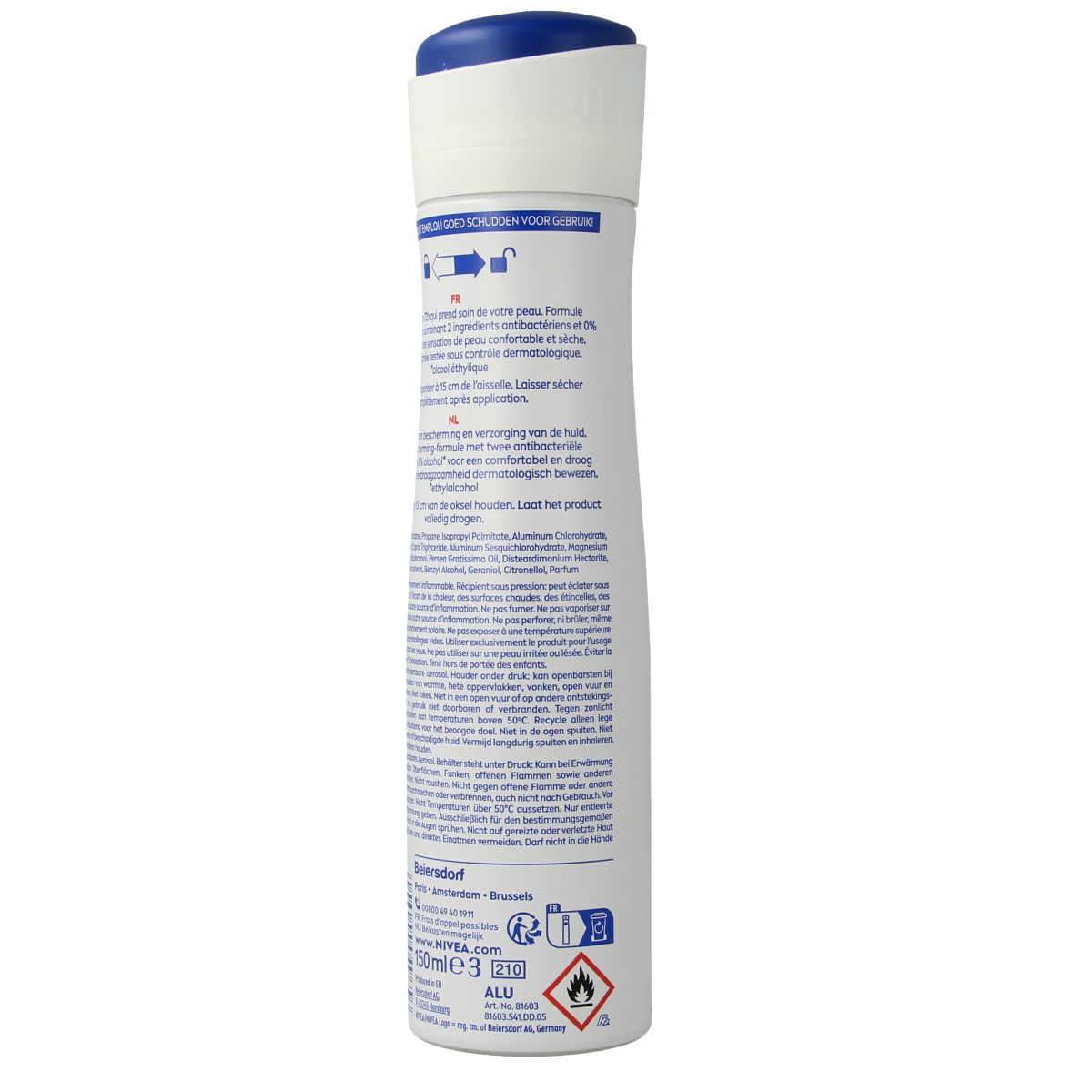 Nivea Deospray dry comfort 150.00 Milliliter