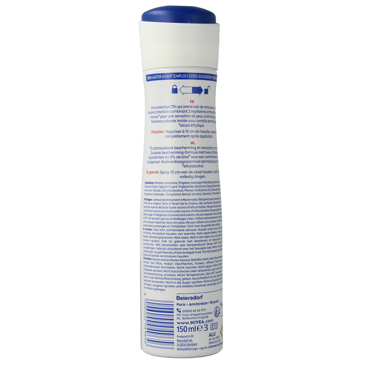Nivea Deospray dry comfort 150.00 Milliliter