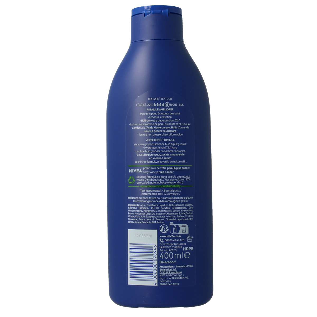 Nivea Verzorgende milk 400.00 Milliliter