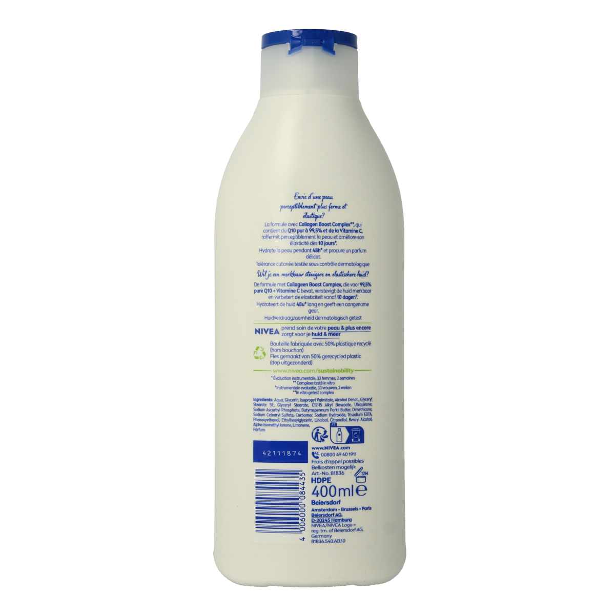 Nivea Bodylotion Q10 plus verstevigend 400.00 Milliliter