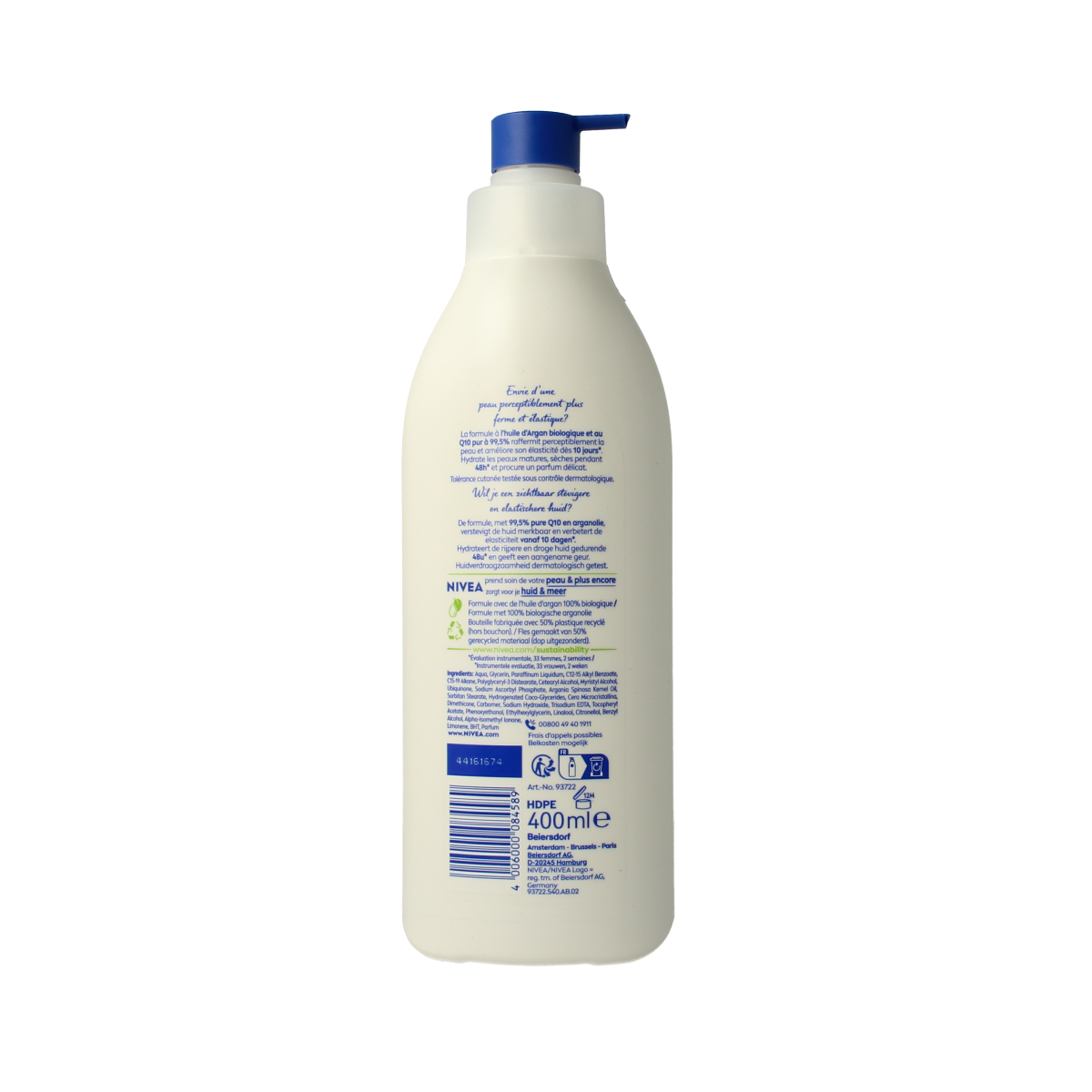 Nivea Bodylotion Q10 plus argan oil 400.00 Milliliter