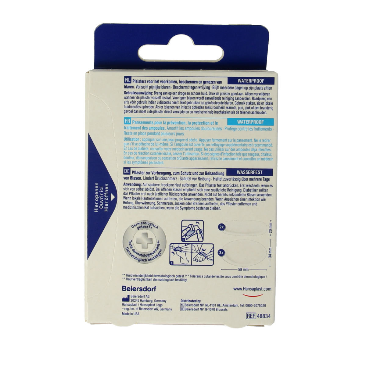 Hansaplast Blaarpleisters SOS mix pack 5.00 Stuks