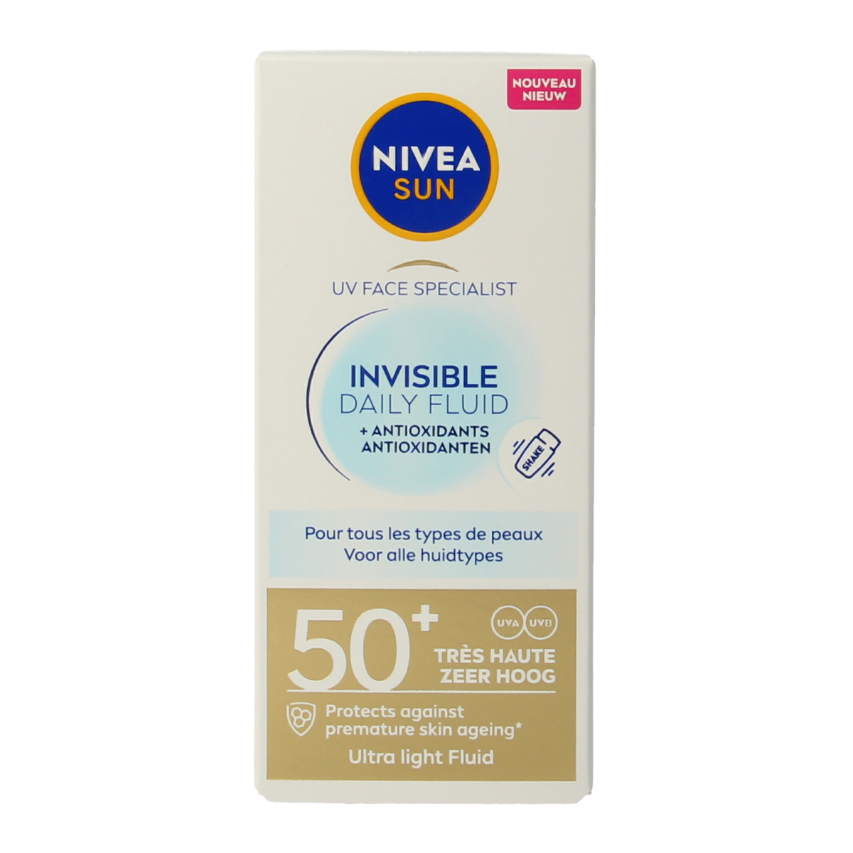 Nivea Sun face daily fluid SPF50+ 40.00 Milliliter
