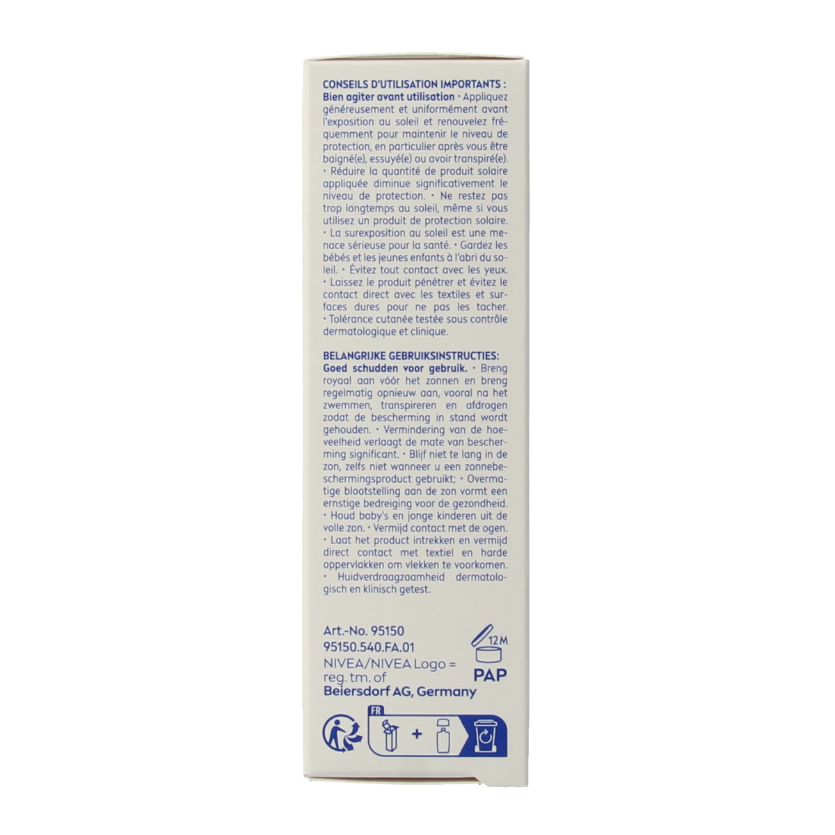Nivea Sun face daily fluid SPF50+ 40.00 Milliliter