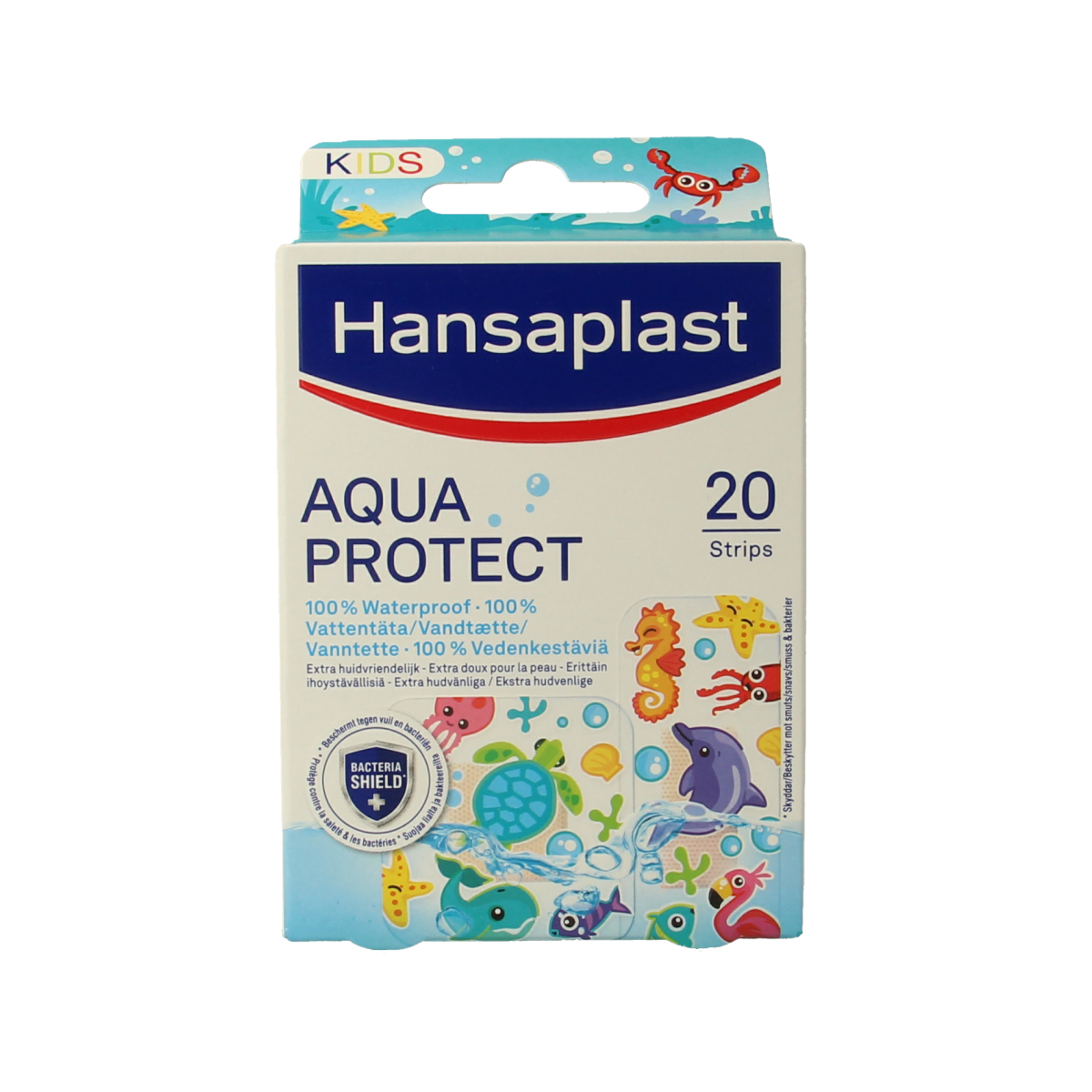 Hansaplast Aqua protect kids pleisters 20.00 Stuks