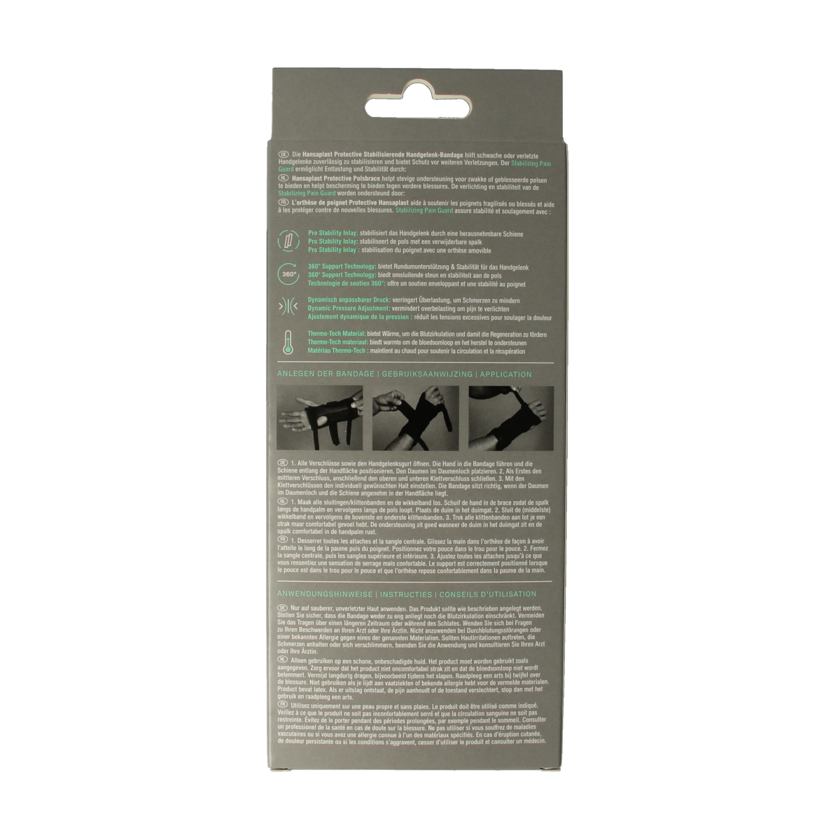 Hansaplast Polsbrace protective 1.00 Stuks