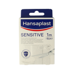 Hansaplast Sensitive 1m x 6cm 1.00 Stuks