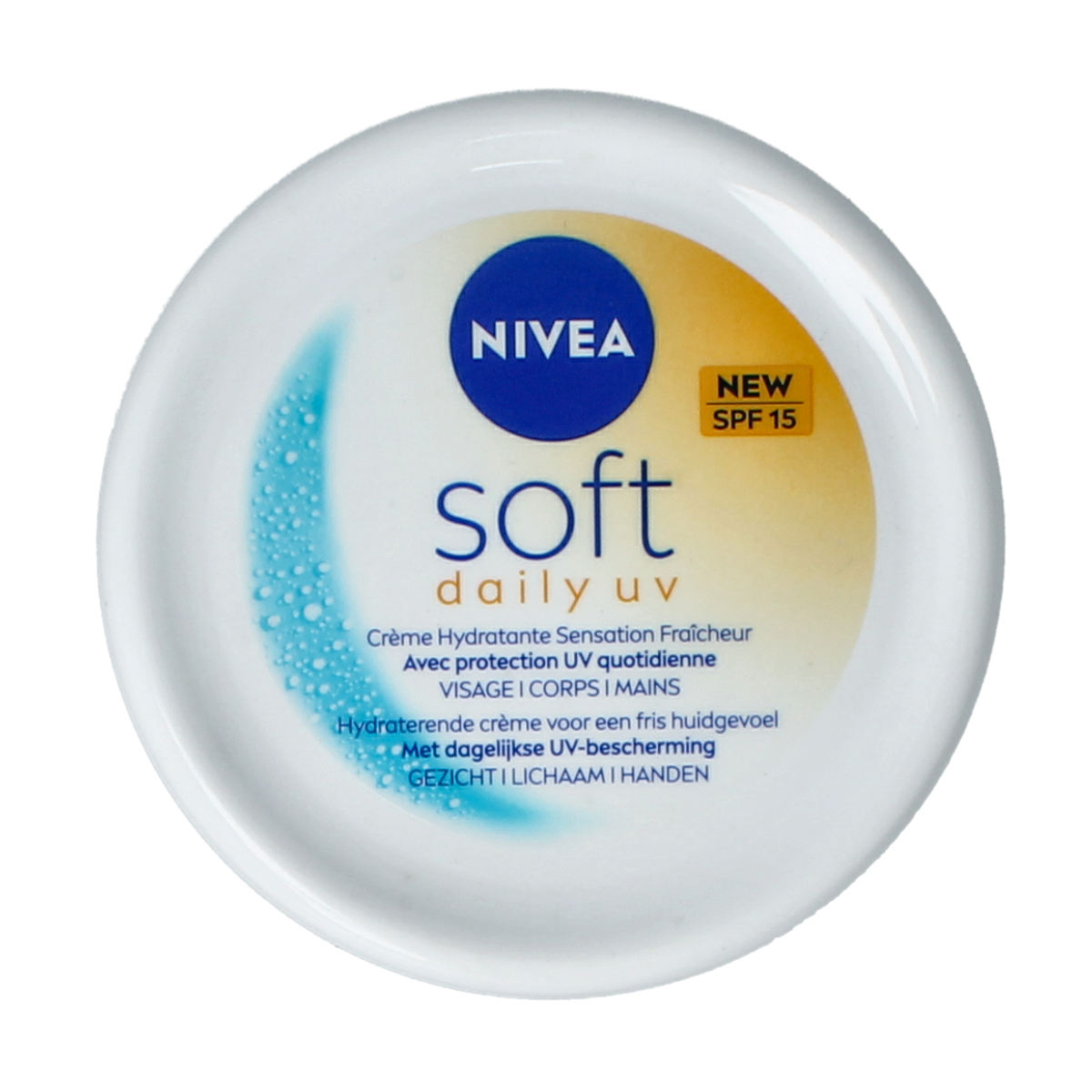 Nivea Bodycreme soft daily UV SPF15 200.00 Milliliter