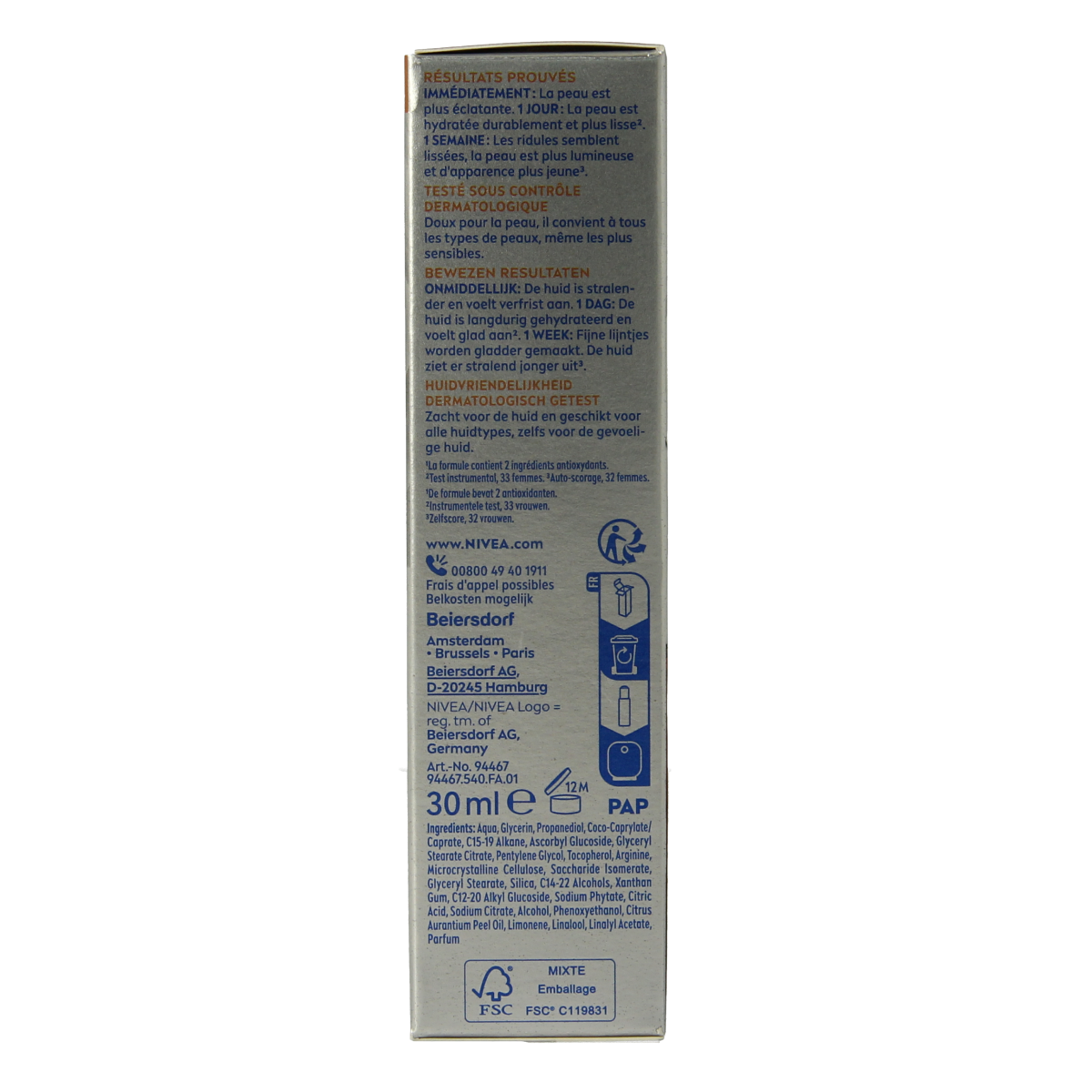 Nivea Cellular expert filler vitamine C serum 30.00 Milliliter