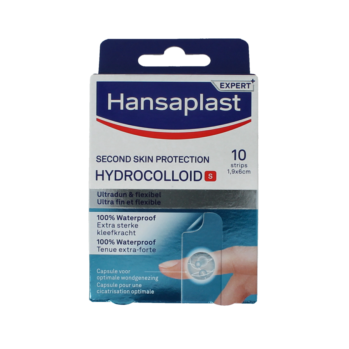 Hansaplast Second skin protection hydrocolloid S 10.00 Stuks