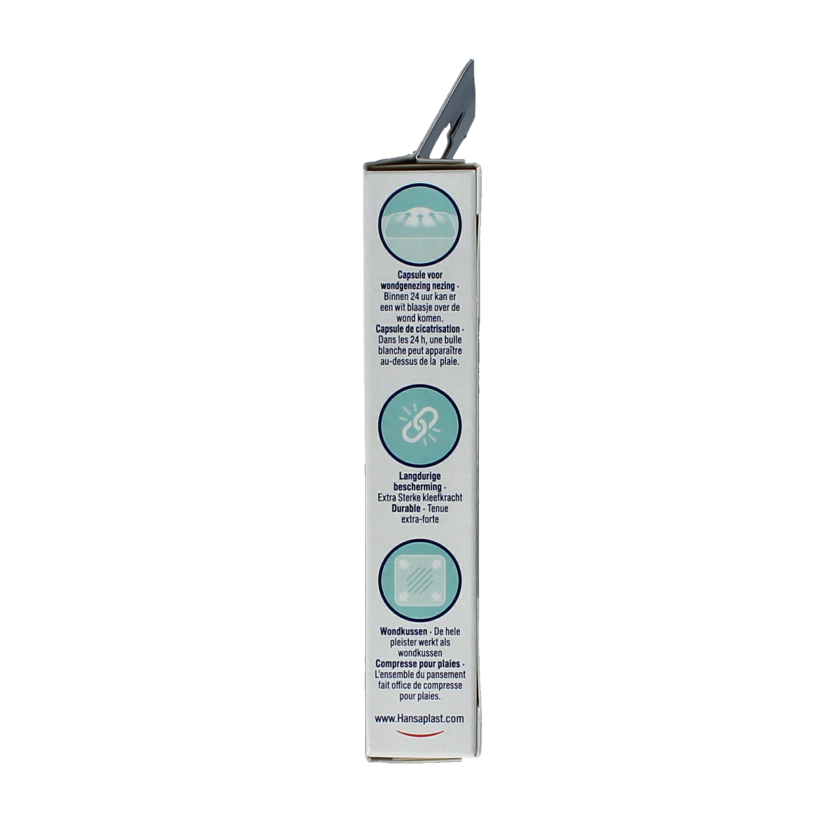 Hansaplast Second skin protection hydrocolloid S 10.00 Stuks
