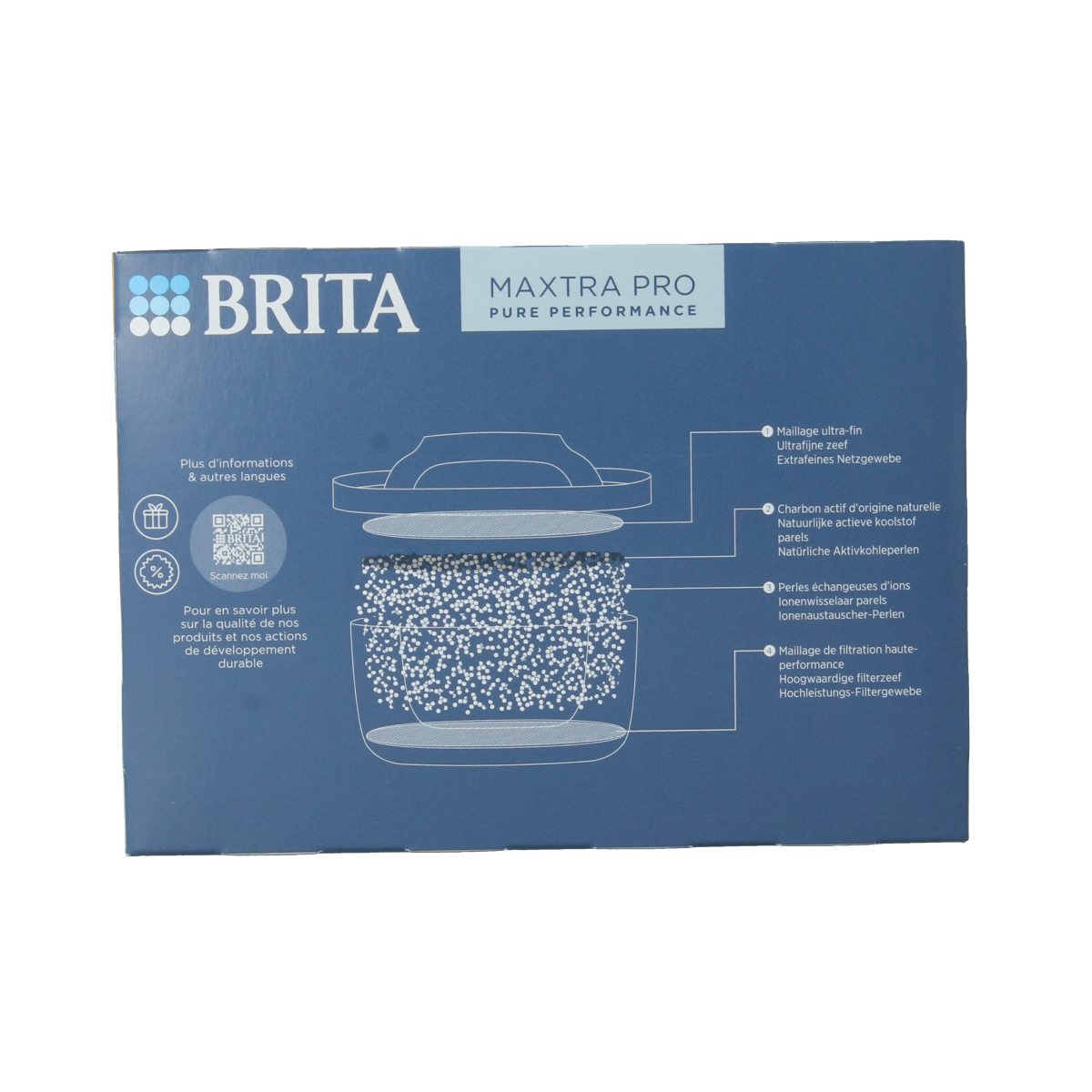 Brita Waterfilterpatroon MAXTRA PRO Pure Performance 4P 4.00 Stuks