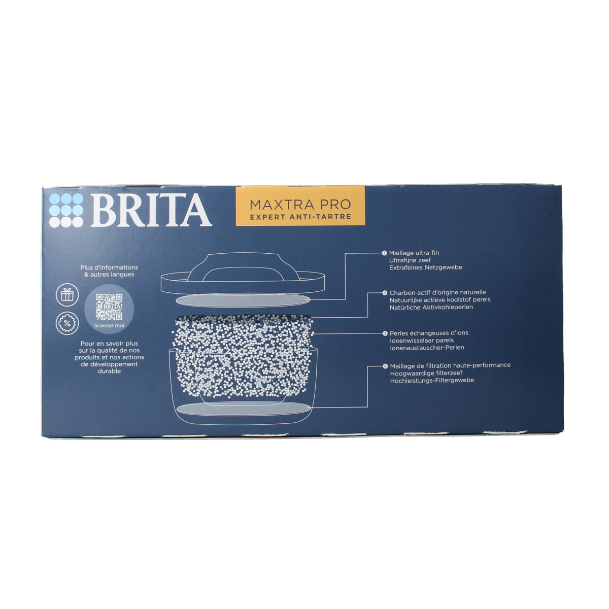 Brita waterfilterpatroon MAXTRA PRO Kalk Expert 6-Pack 6.00 Stuks