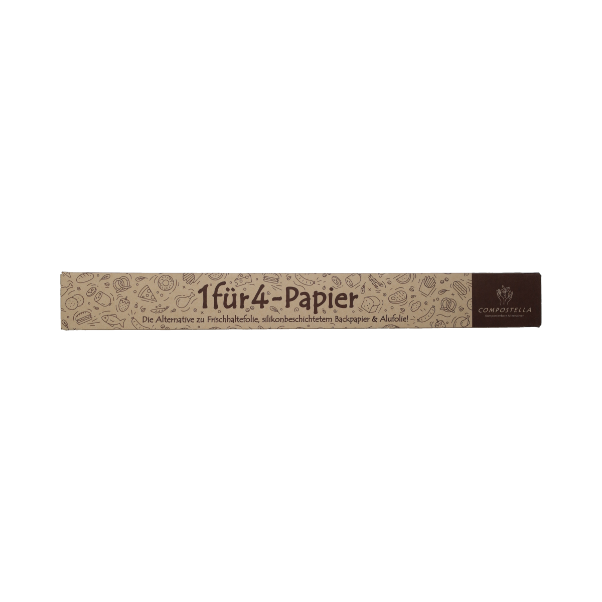Compestella Keukenfolie en bakpapier 4 in 1 - 8mx38 cm 1.00 Stuks
