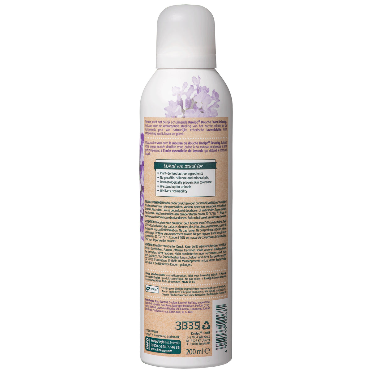 Kneipp Douche foam relaxing lavendel 200.00 Milliliter