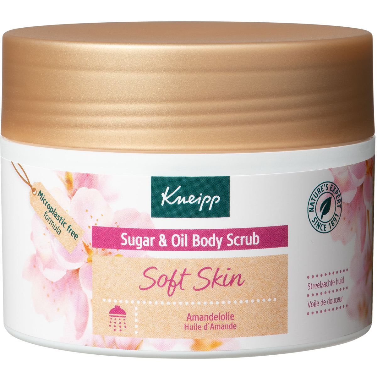 Kneipp Soft skin sugar & oil body scrub amandelolie 220.00 Gram
