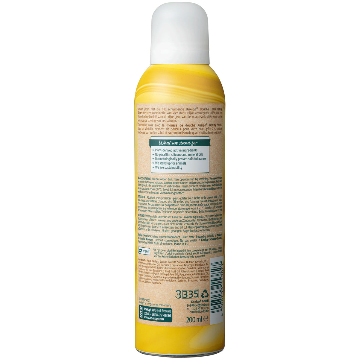 Kneipp Beauty secret douchefoam 200.00 Milliliter