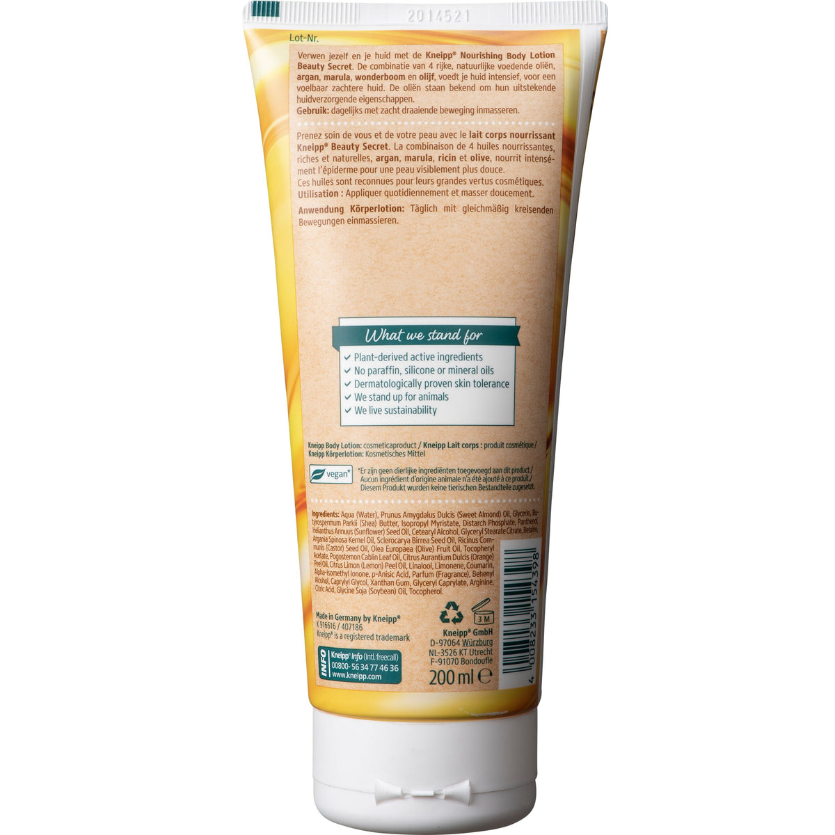 Kneipp Beauty secret bodylotion 200.00 Milliliter