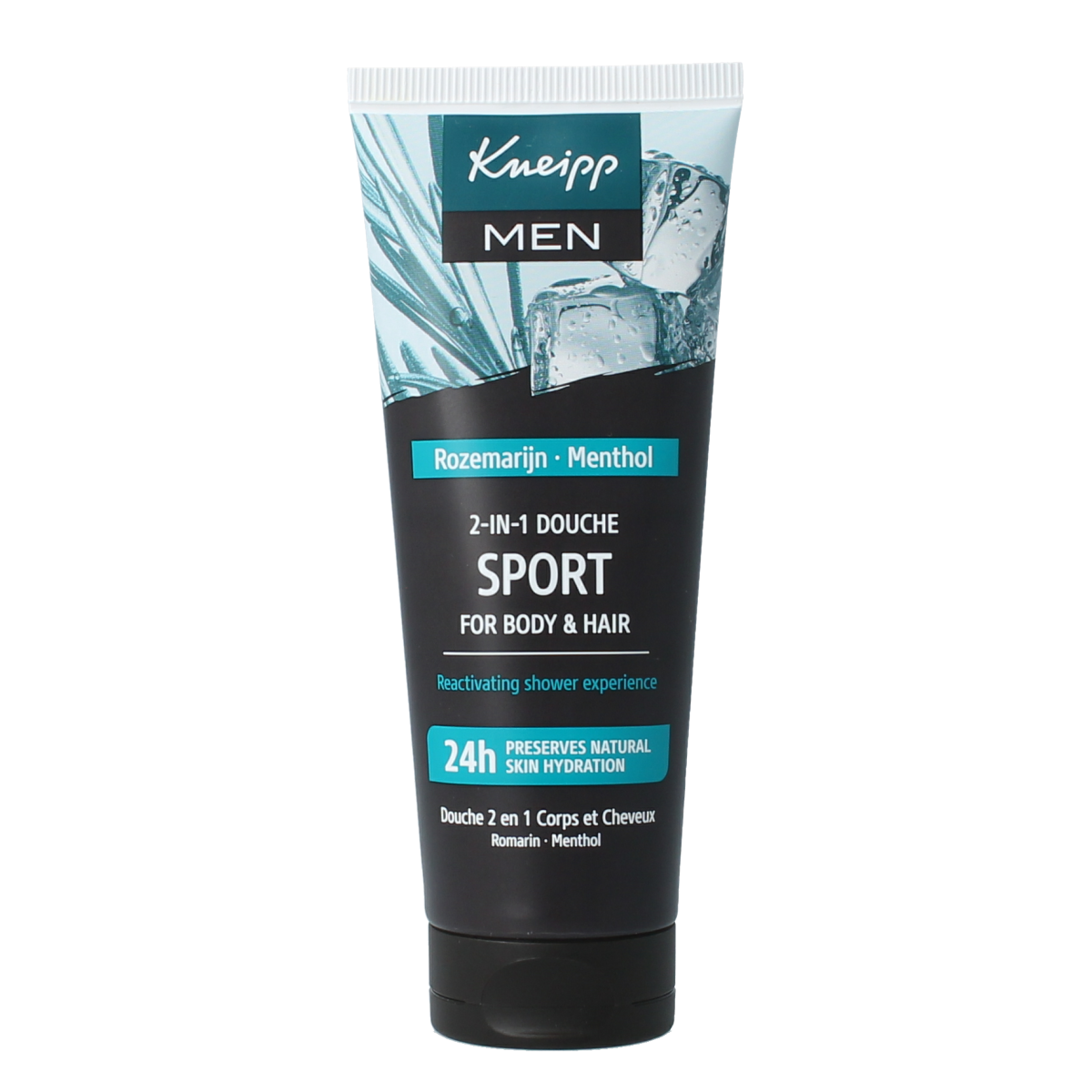 Kneipp Douche men 2 in 1 sport mini 75.00 Milliliter