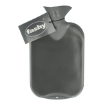 Fashy Kruik warmwater zak antraciet dubbele ribbel 2.00 Liter