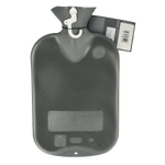Fashy Kruik warmwater zak antraciet dubbele ribbel 2.00 Liter