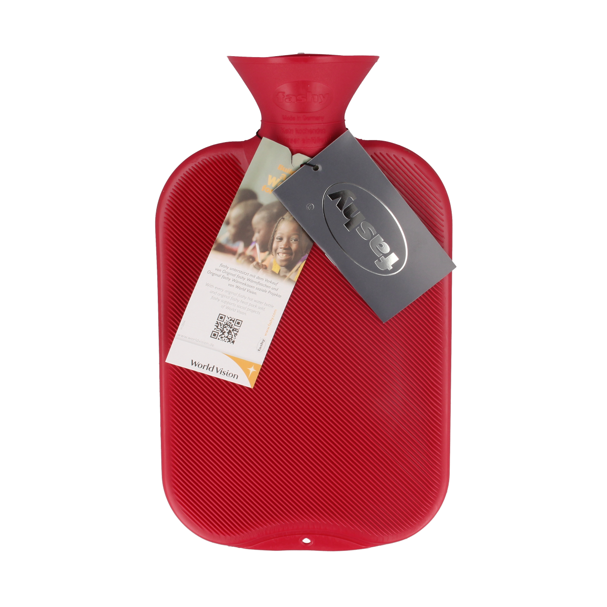 Fashy kruik warmwaterzak cranberry enkel rib 2.00 Liter